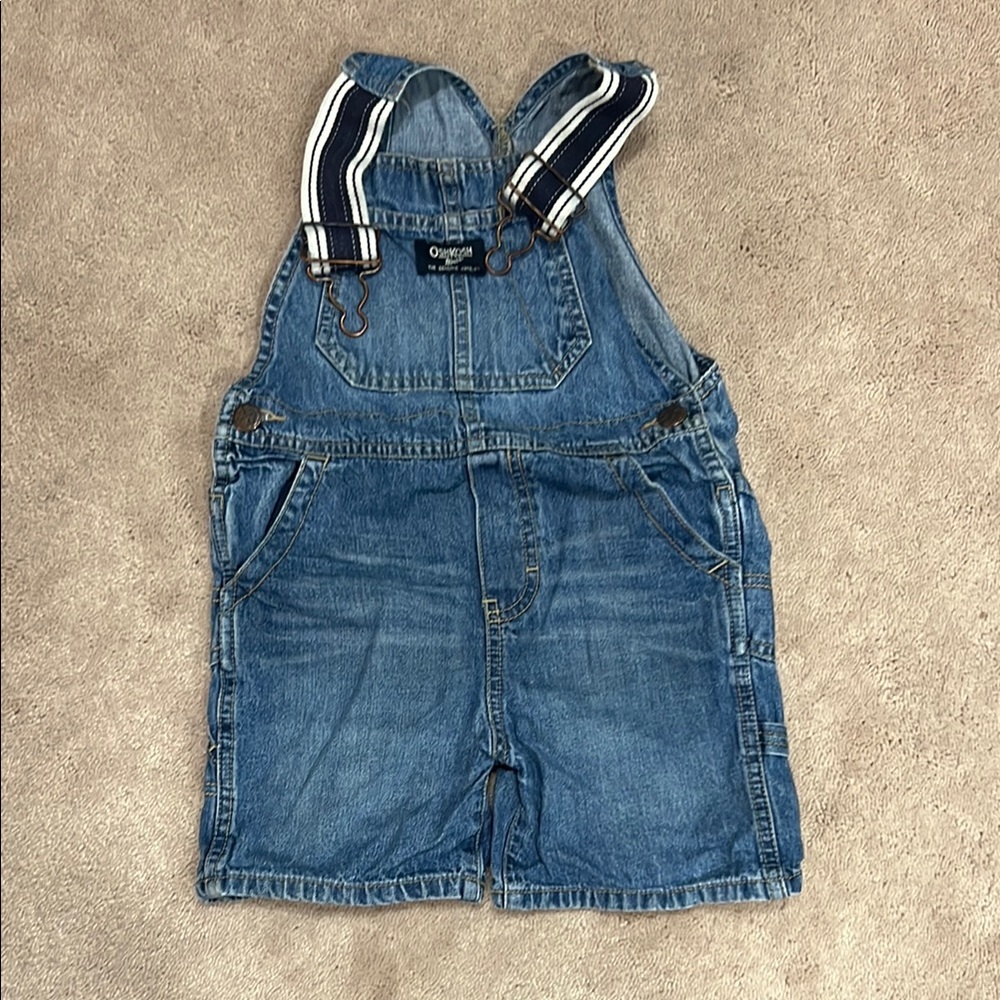 OshKosh B'gosh Blue Denim Short Overalls